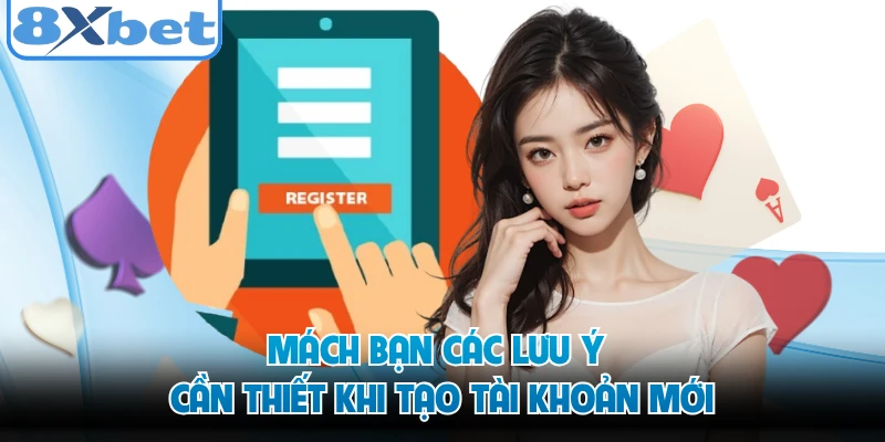 Mách bạn các lưu ý cần thiết khi tạo tài khoản mới